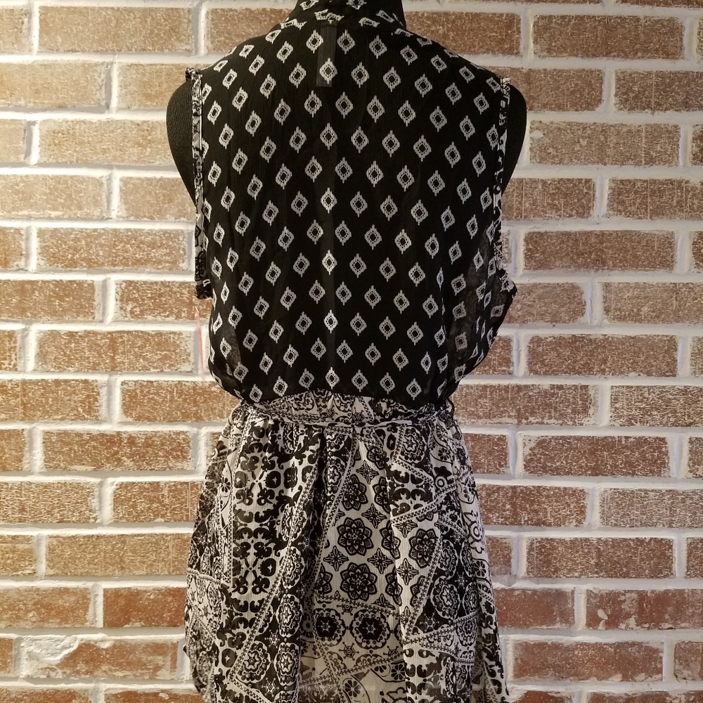 NWT Xhilaration Womens boho tie vest - Picture 5 of 7